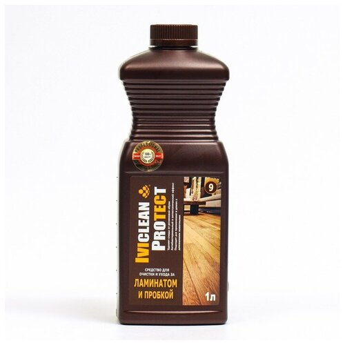 Очиститель для полов из ламината и пробки, IVIclean proTECt, 1 л