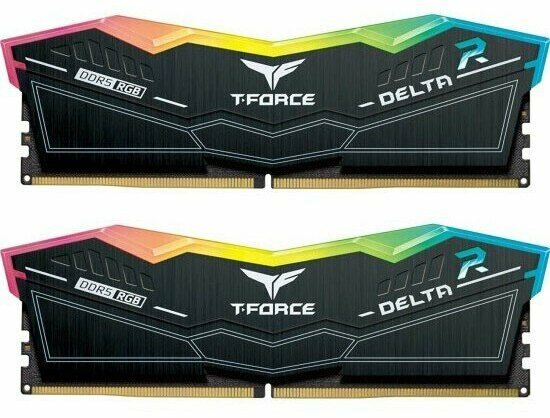 Оперативная память 32Gb DDR5 6200MHz Team T-Force Delta RGB (2x16Gb KIT) (FF3D532G6200HC38ADC01)