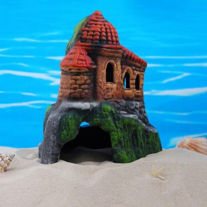 Декор для аквариума"Арабский замок", керамический, 20 x 12 x 18 см 9870499 . - фотография № 4