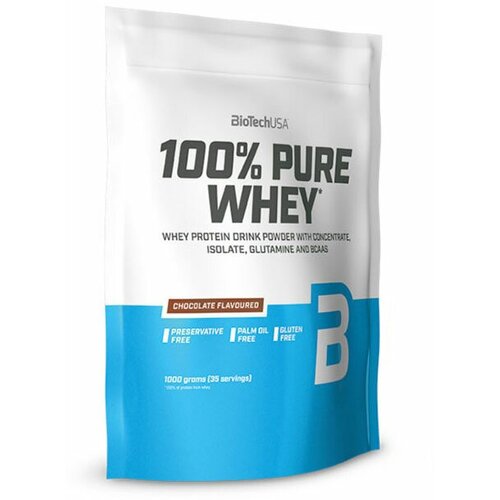 Протеин BioTechUSA 100% Pure Whey, 1000 гр., натуральный