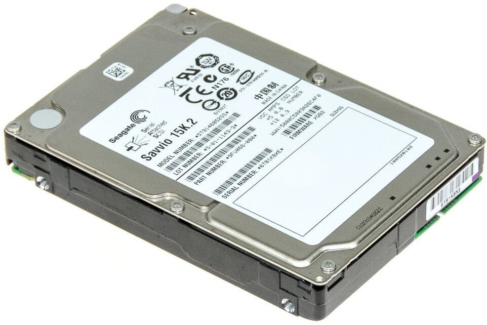 Жесткий диск Seagate 2.5 146Gb, SAS, 15000rpm, 16Mb, Savvio 15K.2 , ST9146852SS