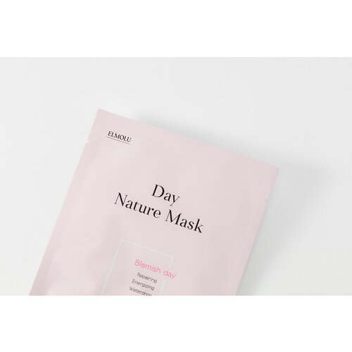 Маска ELMOLU на тканевой основе «Blemish day» от недостатков кожи, серии «Day Nature Mask»