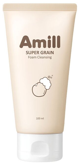 Amill Пенка для умывания Super Grain Foam Cleansing, 100 мл, 100 г