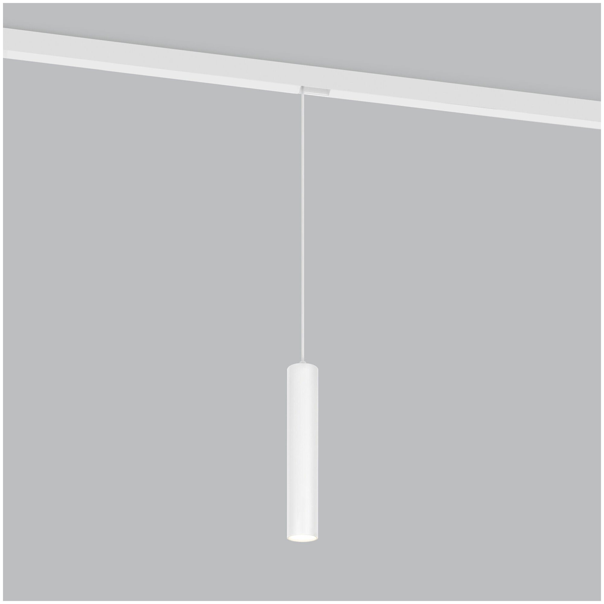 Трековый подвесной светодиодный светильник Elektrostandard Slim Magnetic P01 85014/01, 6 Вт, 4200 K, цвет белый