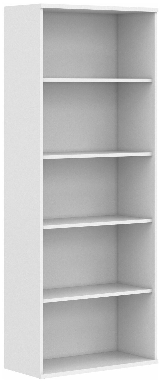 Офисный стеллаж / стеллаж для хранения SKYLAND IMAGO СТ-1, белый, 77х36х197 см