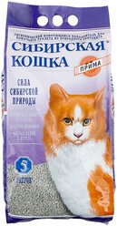 Комкующийся наполнитель Сибирская кошка Прима, 5 л 5 л 5 кг