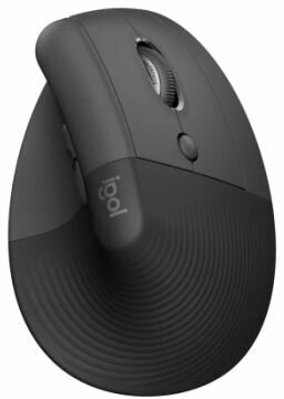 Мышь Wireless Logitech Lift Vertical 910-006473 вертикальная, графит