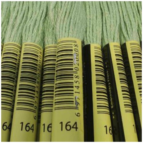 Нитки для вышивания СХС мулине (150-3866) 100% полиэфир 12 штук x 8 м
