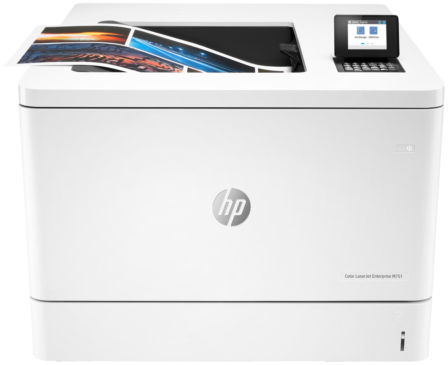 Принтер лазерный HP Color LaserJet Enterprise M751dn цветной, A3