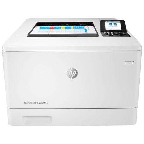 Принтер HP Color LaserJet Enterprise M455dn белый