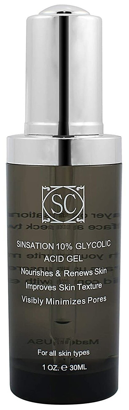 Sinsation Cosmetics Sinsation 10% Glycolic Acid Gel Гликолевая сыворотка для лица, 30 мл