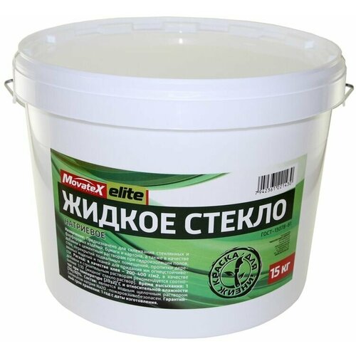 стекло жидкое 15 кг Movatex Жидкое стекло elite 15 кг Т03694