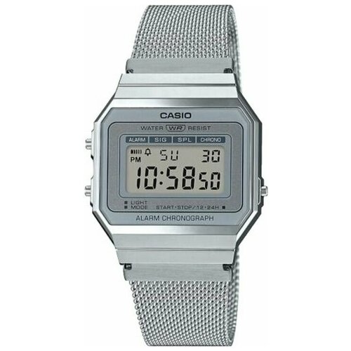 Наручные часы CASIO Vintage A700WEM-7A, серебряный, серый