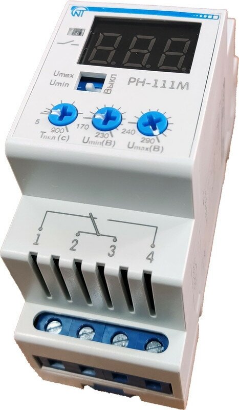 Реле контроля напряжения Новатек-Электро РН-111М - фотография № 8
