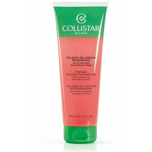 Collistar - firming talasso shower gel with essential oils and cherry extract укрепляющий гель для душа с эфирными маслами и экстрактом вишни 240 мл