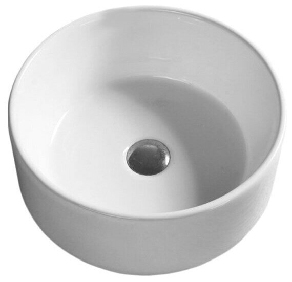 Раковина для ванной, Mira MR-8118, накладная, круглая, в ванную, с антигрязевым покрытием, без переливного отверстия, без отверстия под смеситель
