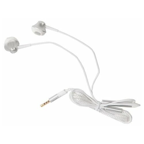 Наушники BASEUS H06 проводные с микрофоном и пультом управления jack 35 мм серебро 134000₽