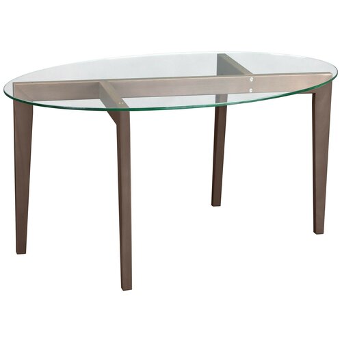 фото Стол журнальный мебелик рилле 444 шимо/прозрачное