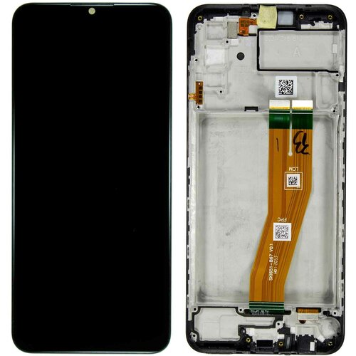 Дисплейный модуль Samsung A025 Galaxy A02S (GH81-20118A) дисплей для samsung a025f galaxy a02s модуль с рамкой и тачскрином gh81 20118a 162х73мм черный оригинальный lcd