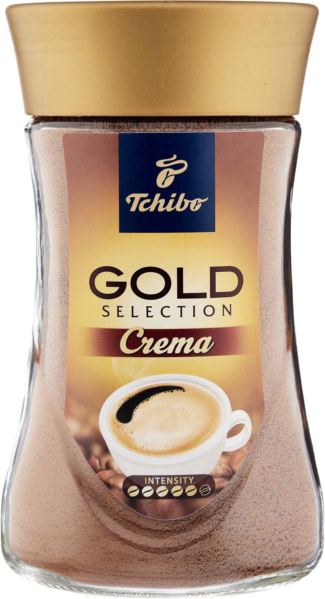 Кофе растворимый Tchibo Gold Selection Crema 180 г (76775) - фотография № 1