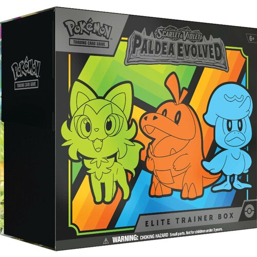 Pokemon: Набор карточек Paldea Evolved Elite Trainer Box