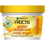 FRUCTIS Маска для очень сухих волос Superfood Банан, питательная, 390 мл - 2 шт. - изображение