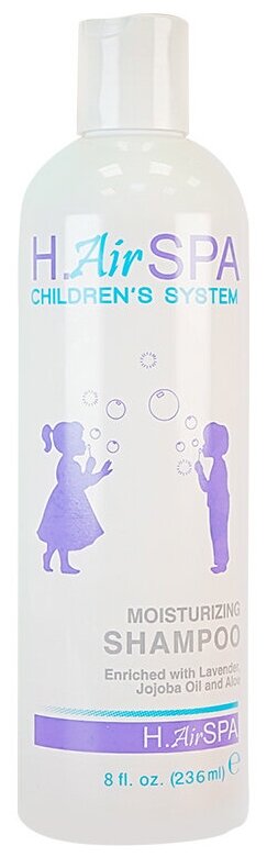 H.AirSPA Шампунь детский увлажняющий с алоэ H. AirSPA Children's Moisturizing Shampoo 236 мл