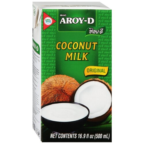 Молоко кокосовое Aroy-D Original 60% 500 мл
