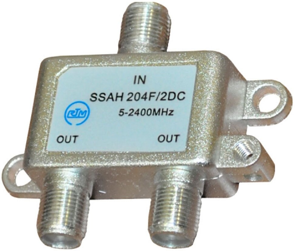 Антенный разветвитель F(F)-2xF(F) RTM SSAH-204F/2DC