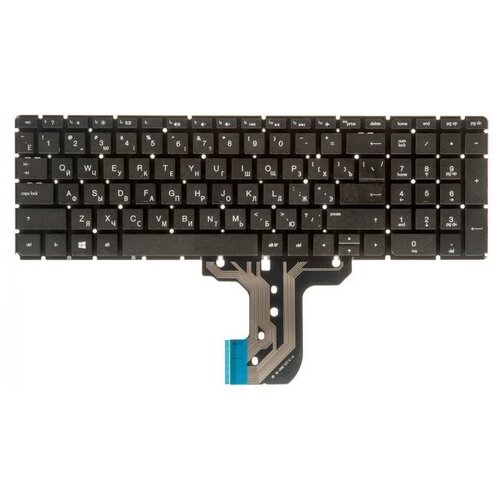 Клавиатура для ноутбука HP Pavilion 15-AC (15-ac, 15-af, 250 G4, 255 G4) черная/без рамки, Гор. Enter шлейф zeepdeep матрицы для ноутбука hp 15 ac 15 af 250 g4 255 g4 shl50 30pin