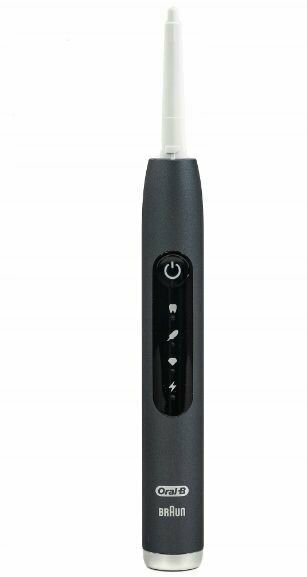 Электрическая зубная щетка Oral B Pulsonic Slim Luxe 4500 Matte Black с футляром и 2 сменными насадками - фотография № 6