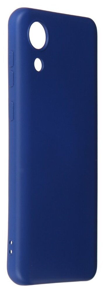 Чехол DF для Samsung Galaxy A03 Core Silicone Blue sOriginal-33