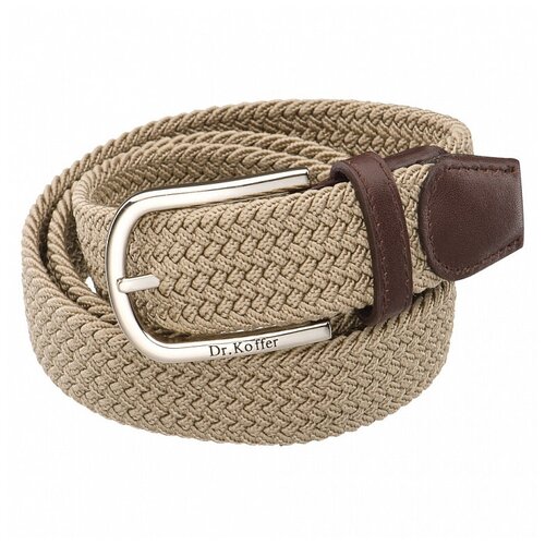 фото Ремень dr.koffer r040-01-120-179 / r040-01-110-179, бежевый, 120 см