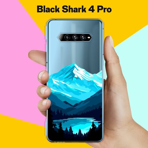 Силиконовый чехол на Xiaomi Black Shark 4 Pro Горное Озеро / для Сяоми Блэк Шарк 4 Про силиконовый чехол на xiaomi black shark 2 pro сяоми блэк шарк 2 про горы арт 1 прозрачный