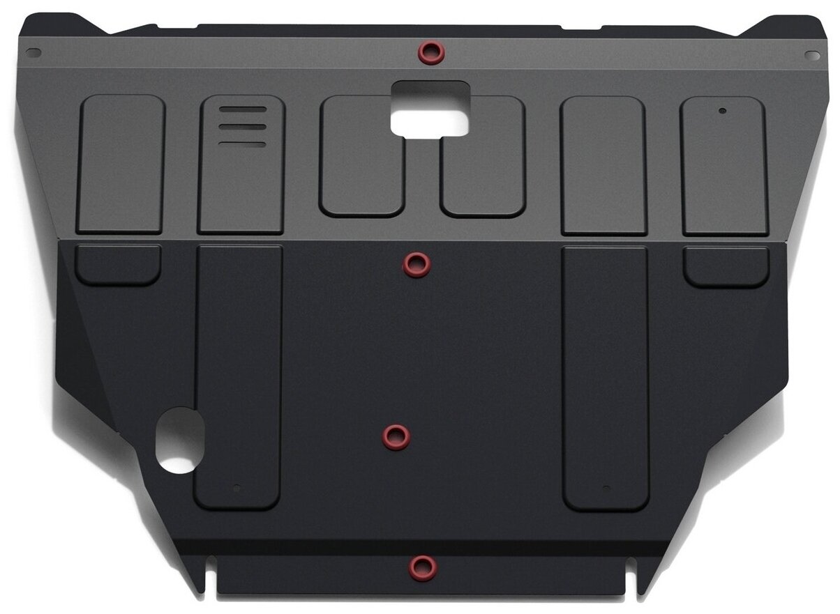 Защита коробки передач и картера двигателя Автоброня 111.04138.1 для Nissan
