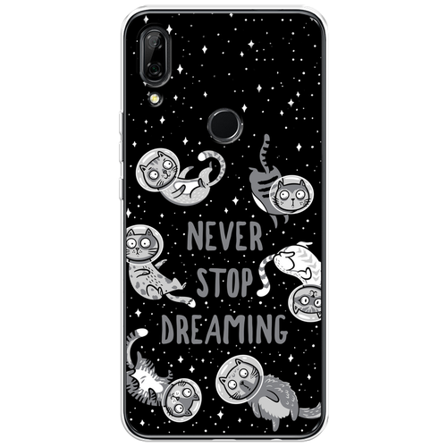 Силиконовый чехол на Honor 9X / Хонор 9X Never stop dreaming