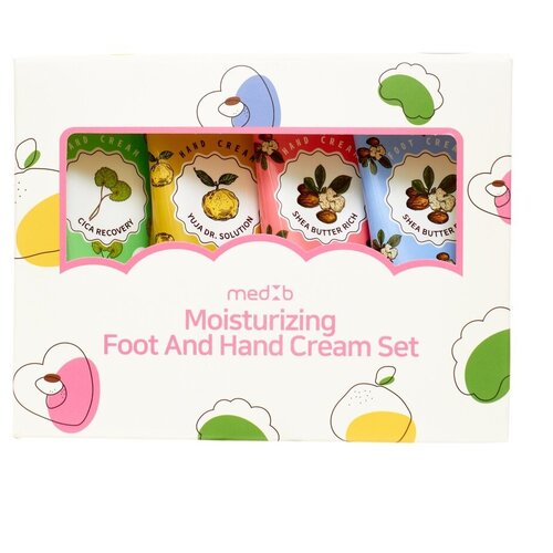 MEDB Moisturizing Foot and Hand Cream Set Набор кремов для ухода за кожей рук и ног увлажняющий крем для рук с маслом ши и оливы benton shea butter and olive hand cream 50 гр