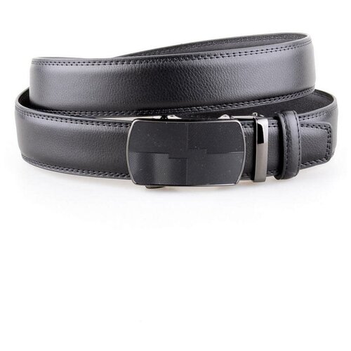 фото Ремень автомат кожаный черный рма35кл№6-115 rubelleather