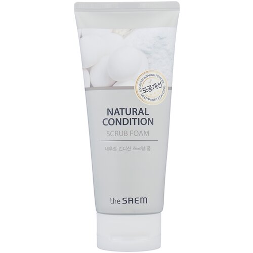 The Saem пенка-скраб для лица Natural Condition Scrub Foam, 150 мл the saem скраб natural condition scrub foam deep pore cleansing 150 мл