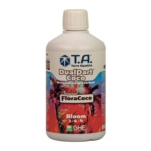 удобрение terra aquatica dualpart coco bloom 1л ghe flora duo coco Удобрение Terra Aquatica DualPart Coco Bloom 0.5 л