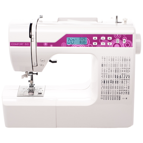 Швейная машина Comfort 80, белый/розовый швейная машина comfort 15