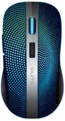 Мышь беспроводная Qumo Comfort M18, 2400 dpi, USB, разноцветный (22192)