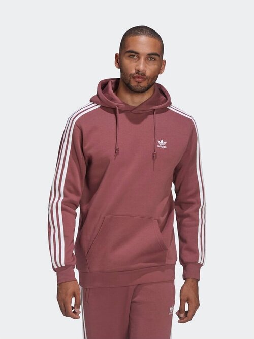 Толстовка HE9478/adidas/(3-STRIPESHOODY)/quiet crimson/XL