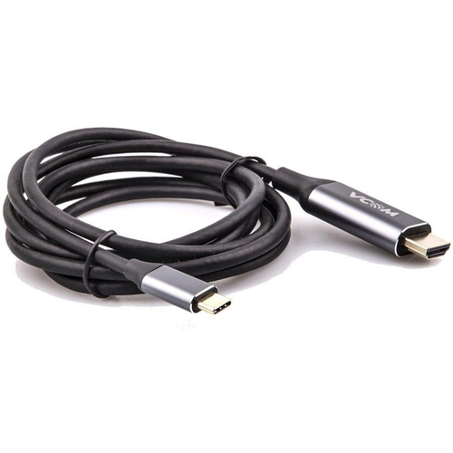Кабель-адаптер VCOM USB 3.2 Type-C (m) - HDMI (m) 1.8м vcom кабели cu423mcv 1 8m кабель адаптер usb 3 1 type cm