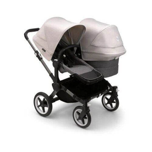 Детская коляска 2 в 1 Bugaboo Donkey5 Duo Graphite/Grey Melange/Misty White