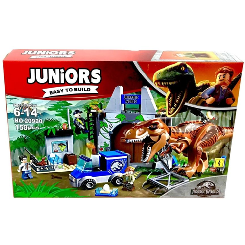 Конструктор. Парк Юрского периода, Побег Ти-Рекса, 20920 конструктор lego juniors 10758 побег ти рекса 150 дет