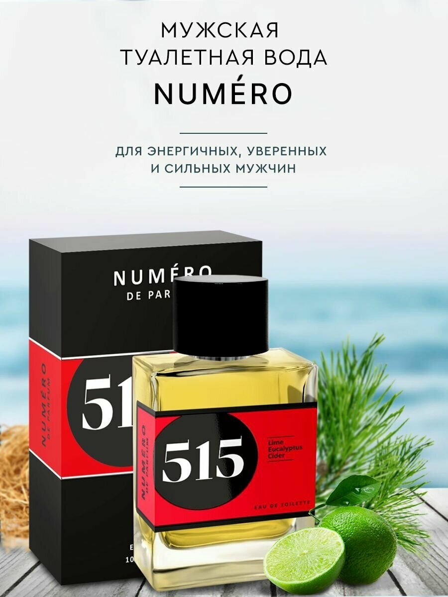 Духи мужские Numero de Parfum 515 туалетная вода 100мл