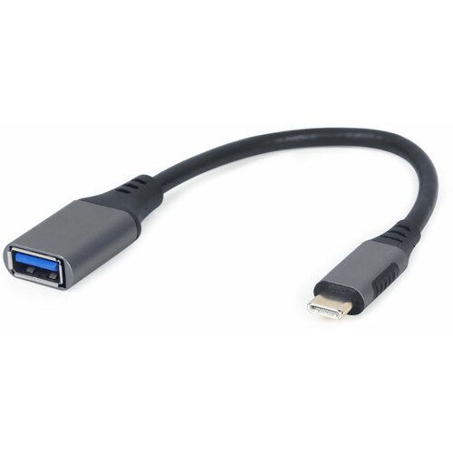 Адаптер USB OTG Cablexpert A-USB3C-OTGAF-01, Type-C (CM/AF) переходник адаптер cablexpert usb type c hdmi a cm hdmif 01 0 15 м черный