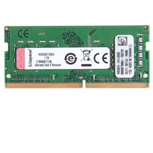 Memory Module / Модуль памяти SO-DIMM DDR-4 PC-17000 4Gb Kingston [KVR24S17S8/4]