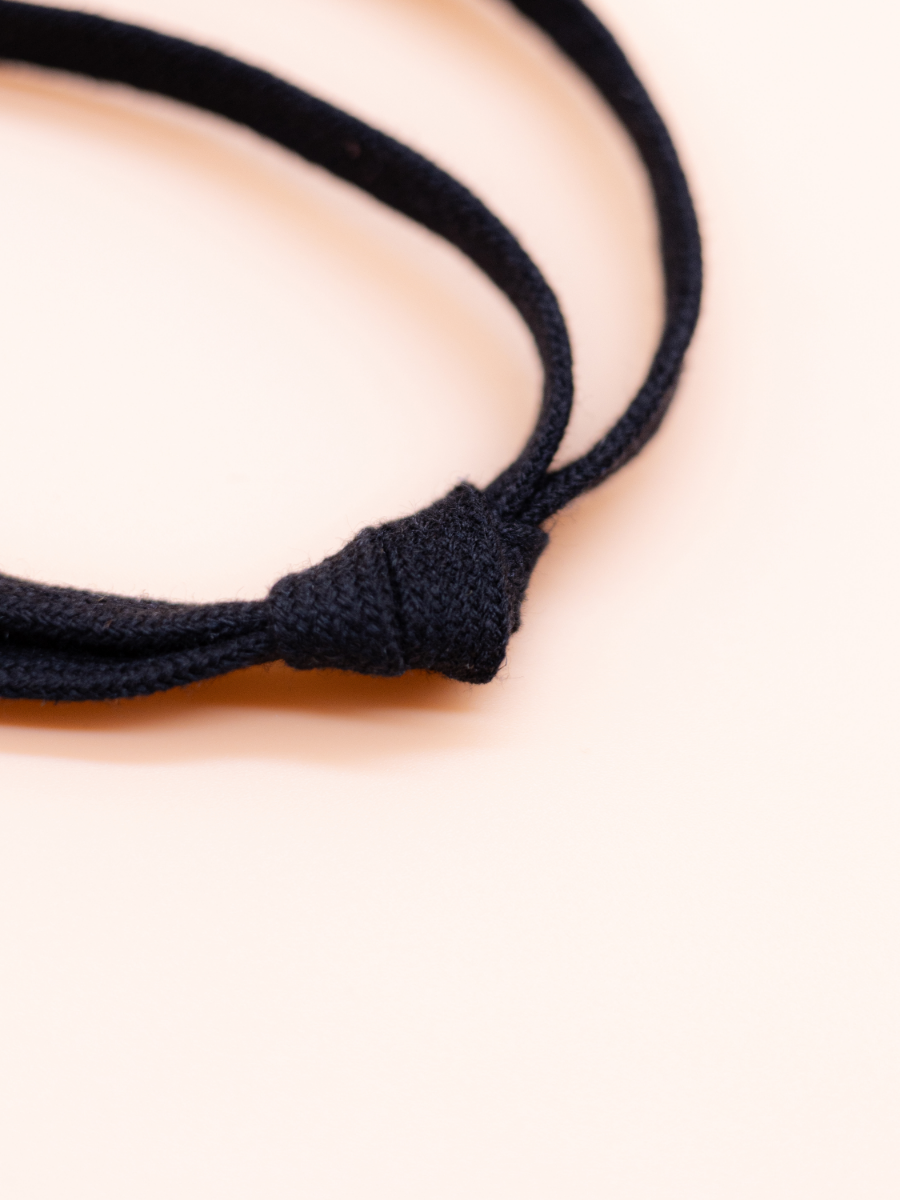 Шнурки плоские полиэфир 100 см, ширина 8 мм, черный - фотография № 6